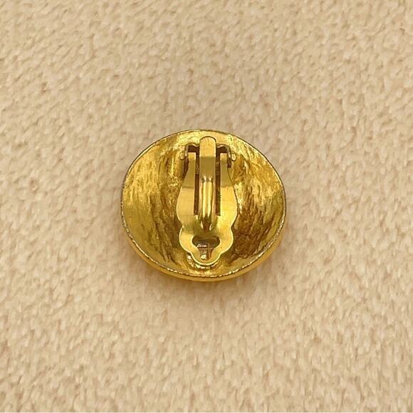 Authentic Chanel Coco Marks 96A GP earrings 22.72g W/Box - Picture 8 of 12